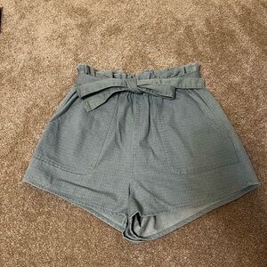 Women's High-Waisted Polka Dot Shorts